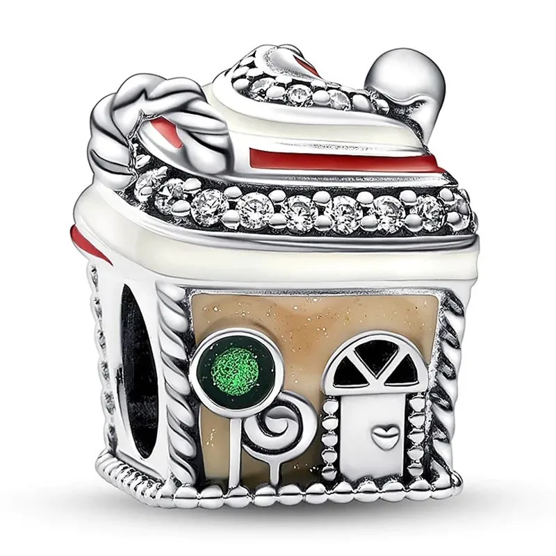 Authentic 925 Sterling Silver Moments Festive Gingerbread House Bead Charm Fit Women Pandora Bracelet & Necklace Jewelry
Authentic 925 Sterling Silver Moments Festive Gingerbread House Bead Charm Fit Women Pandora Bracelet & Necklace Jewelry