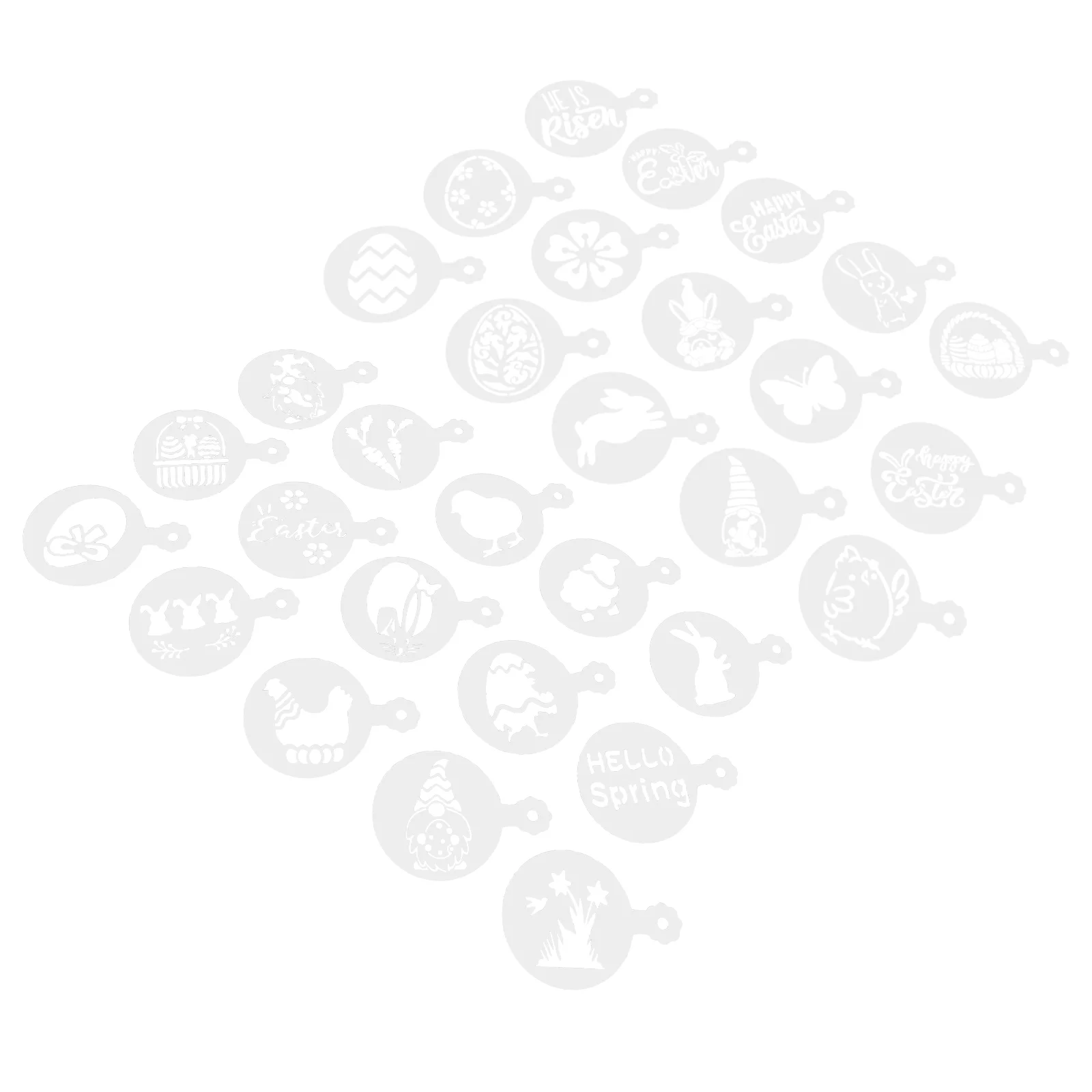 30Pcs Stencil Easter Cookie Stencils Easter Stencils Easter Coffee Stencils Bunny Cookie Template
30Pcs Stencil Easter Cookie Stencils Easter Stencils Easter Coffee Stencils Bunny Cookie Template