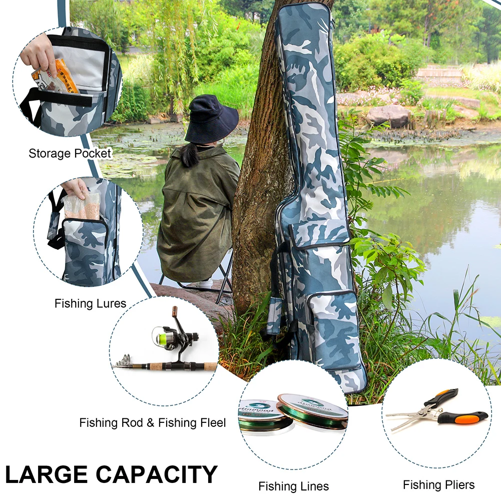 Camouflage Fishing Rod Bag Fishing Bag Fishing Camping Fishing Gear Storage Bag Fishing Equipments Accessories For Fishing
Camouflage Fishing Rod Bag Fishing Bag Fishing Camping Fishing Gear Storage Bag Fishing Equipments Accessories For Fishing