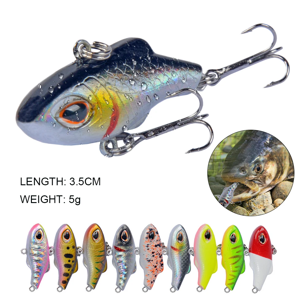 3.5cm 5g Fishing Lure Sinking Mini Crankbait Vibration Artificial Hard Baits Winter Ice Fishing Wobbler Bass Lure Fishing Tackle
3.5cm 5g Fishing Lure Sinking Mini Crankbait Vibration Artificial Hard Baits Winter Ice Fishing Wobbler Bass Lure Fishing Tackle