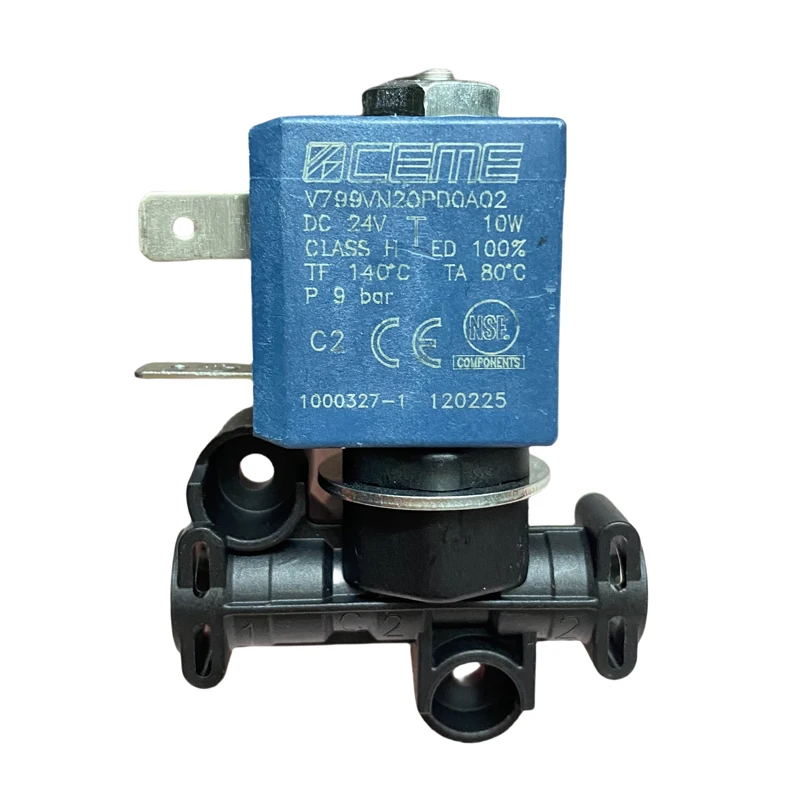 Электромагнитный клапан для кофемашины Philips CEME V799VN20PD0A02
Электромагнитный клапан для кофемашины Philips CEME V799VN20PD0A02