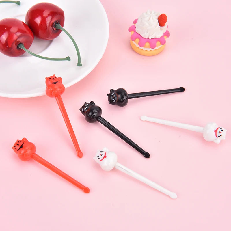 6pcs/set Tableware Cat Fruit Fork Picks Mini Cartoon Cake Dessert Food Animal Forks Bento Lunch Toothpick Party
6pcs/set Tableware Cat Fruit Fork Picks Mini Cartoon Cake Dessert Food Animal Forks Bento Lunch Toothpick Party