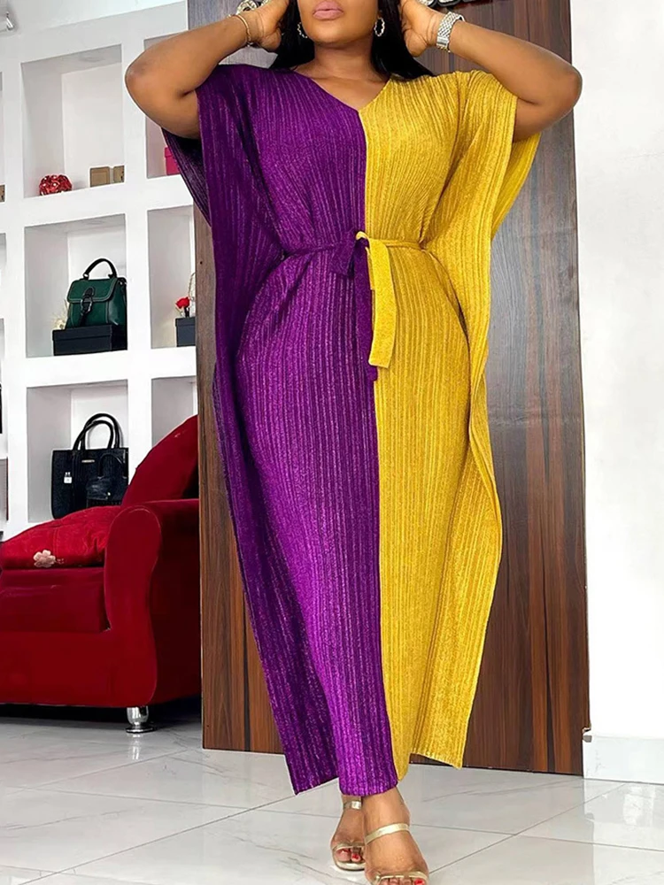 Batwing Sleeve Loose Long Robe Indie Folk V-Neck Women African Muslim Dresses Abaya Dubai Caftan Turkey Maxi Casual Vestidos
Batwing Sleeve Loose Long Robe Indie Folk V-Neck Women African Muslim Dresses Abaya Dubai Caftan Turkey Maxi Casual Vestidos
