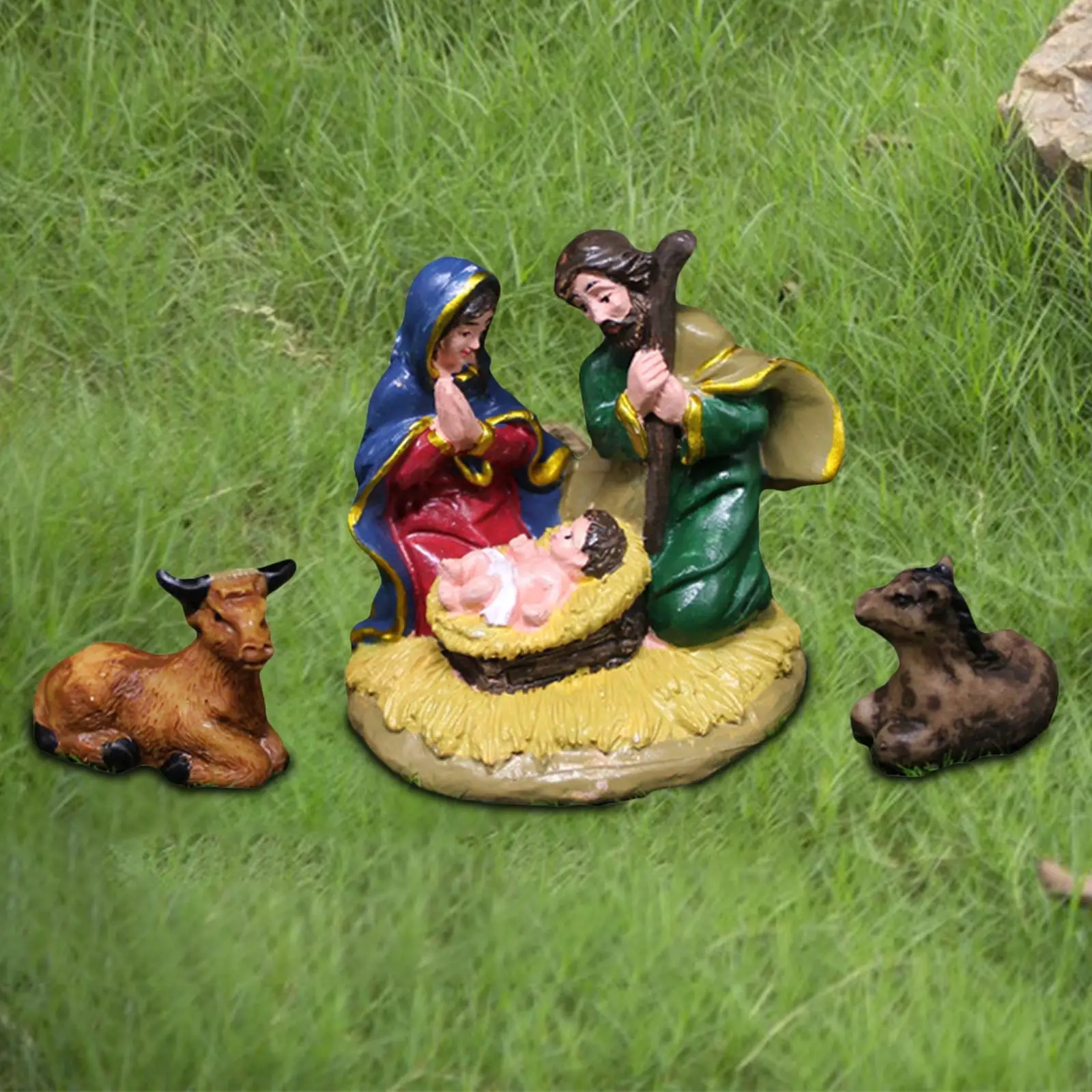 Holy Family Statue Resin , Desk Display ,Collection Hand Painted Craft for Thanksgiving
Holy Family Statue Resin , Desk Display ,Collection Hand Painted Craft for Thanksgiving