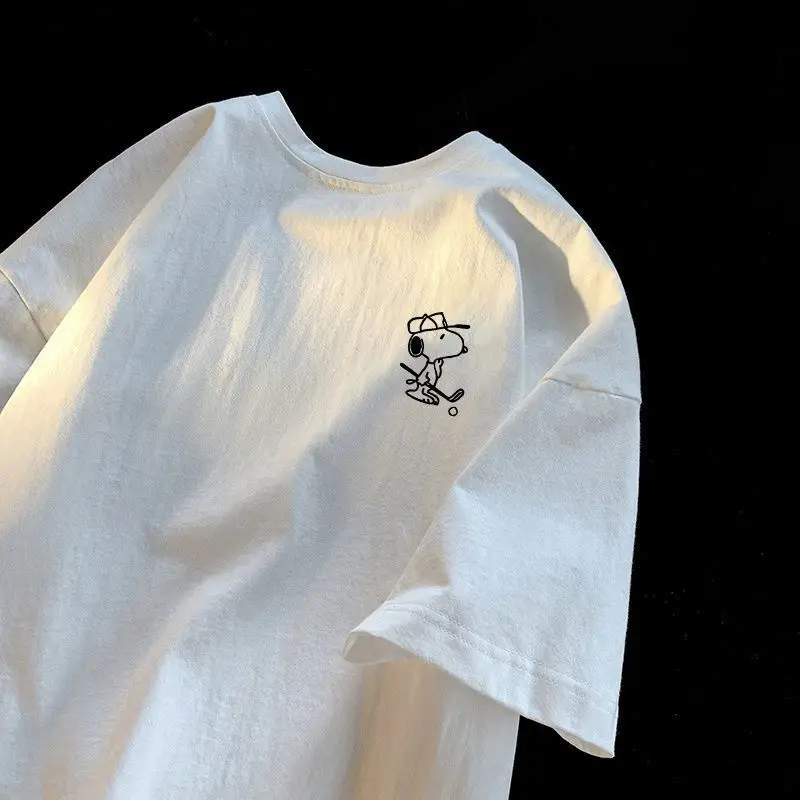 6 Styles Snoopy 100% Cotton Summer T-Shirt Short-Sleeved Loose Tide Retro Body Shirts S-4Xl Anime Cartoon Plush for Couple Dress
6 Styles Snoopy 100% Cotton Summer T-Shirt Short-Sleeved Loose Tide Retro Body Shirts S-4Xl Anime Cartoon Plush for Couple Dress