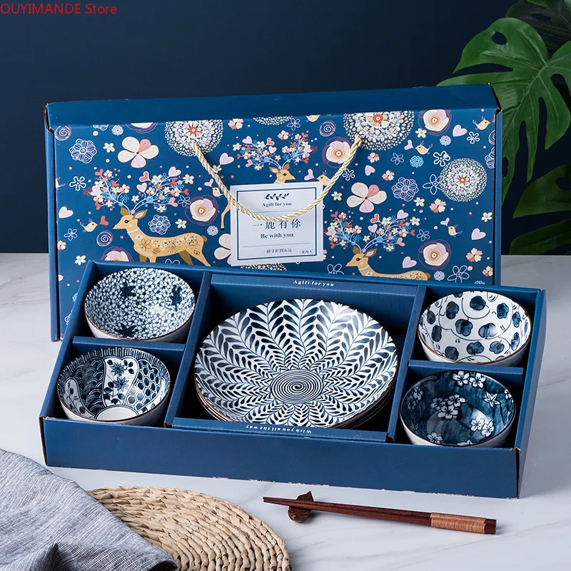 Ceramic Bowl and Plate Set Classic Household Ceramic Tableware Creative Retro Exquisite Bowl Spoon Plate Set
Ceramic Bowl and Plate Set Classic Household Ceramic Tableware Creative Retro Exquisite Bowl Spoon Plate Set