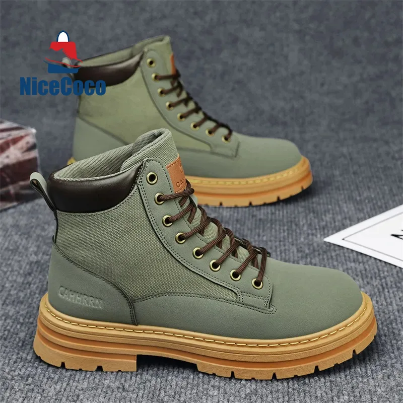 Mens Boots Casual Shoes Winter Platform Designer Luxury Chelsea Cowboy Tactical Outdoor Work Safety Leather Ankle Sneakers 1010
Mens Boots Casual Shoes Winter Platform Designer Luxury Chelsea Cowboy Tactical Outdoor Work Safety Leather Ankle Sneakers 1010