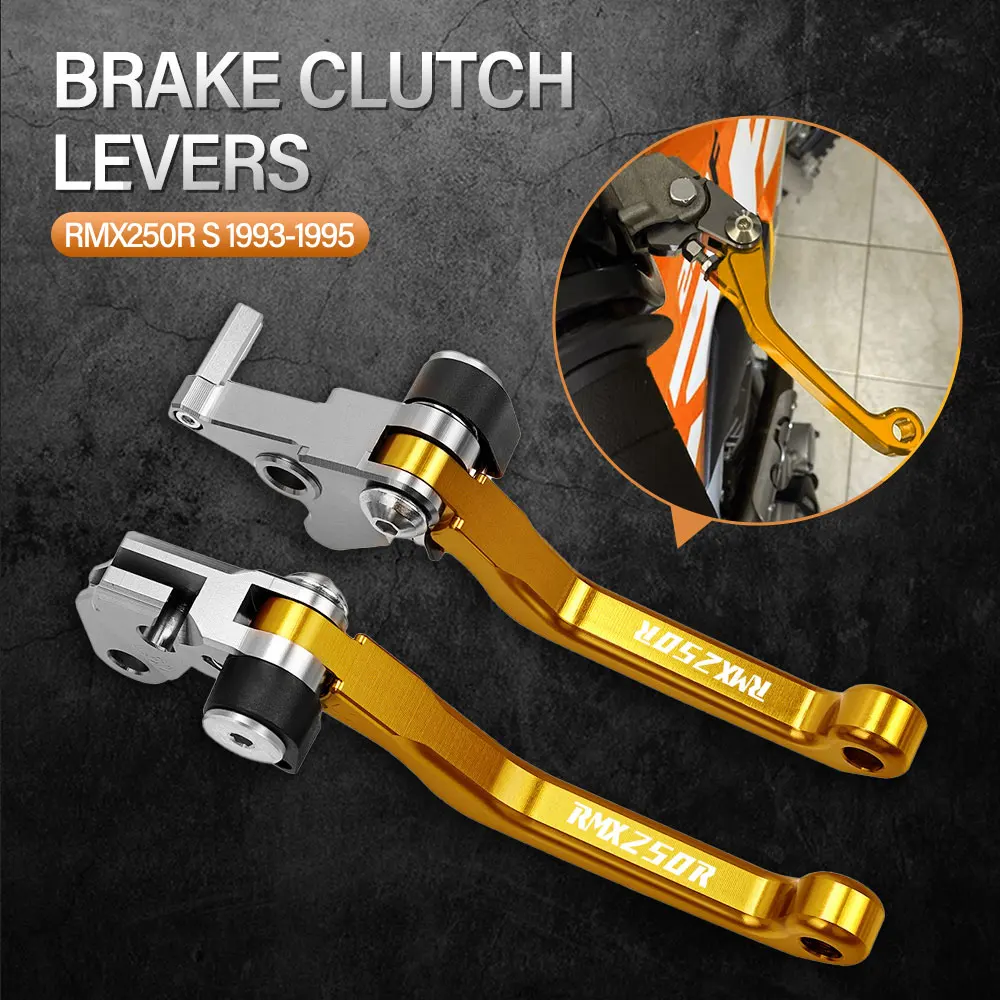 For SUZUKI RMX250R 1993 1994 1995 CNC Aluminum Motorcoss Pit Dirt Bike Pivot Foldable Brake Clutch Levers With LOGO RMX250R
For SUZUKI RMX250R 1993 1994 1995 CNC Aluminum Motorcoss Pit Dirt Bike Pivot Foldable Brake Clutch Levers With LOGO RMX250R
