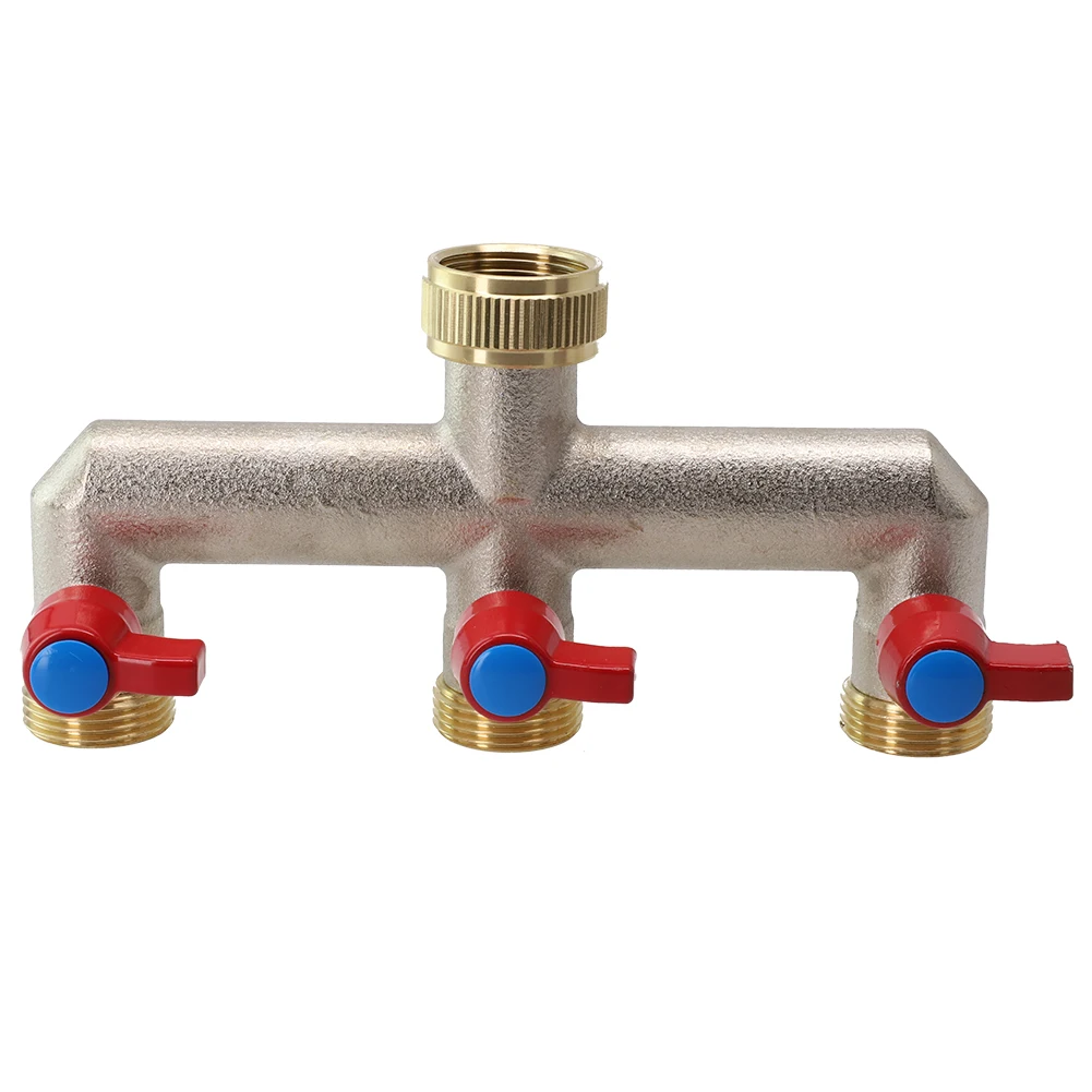 Brass Faucet 3 Way Distributor 3/4 Heavy duty and rust proof ideal for high pressure & hot and cold water connections
Brass Faucet 3 Way Distributor 3/4 Heavy duty and rust proof ideal for high pressure & hot and cold water connections