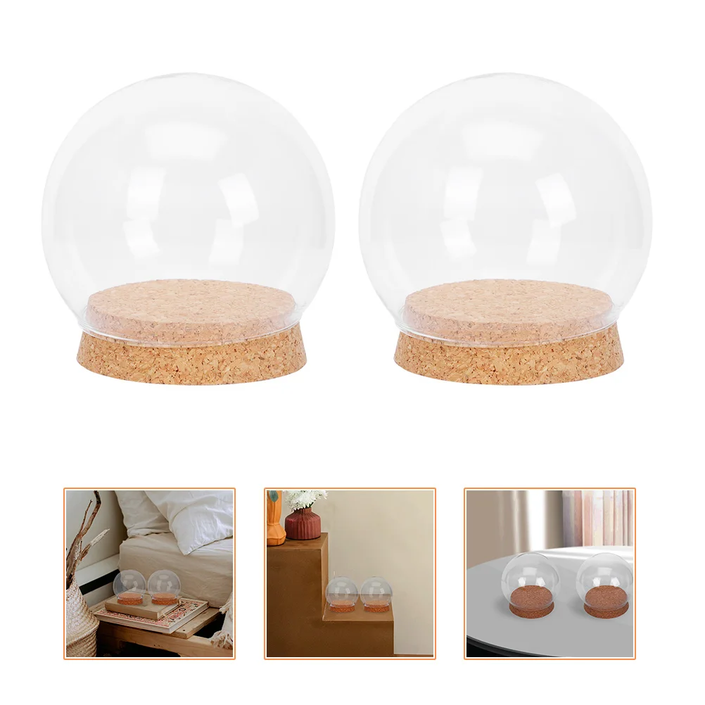 2 Sets Cloche Bell Jar Ornaments Glass Cloche Cover Desktop Decor Glass Cover Cork Ornament Stand Glass Bell Jar Cover
2 Sets Cloche Bell Jar Ornaments Glass Cloche Cover Desktop Decor Glass Cover Cork Ornament Stand Glass Bell Jar Cover