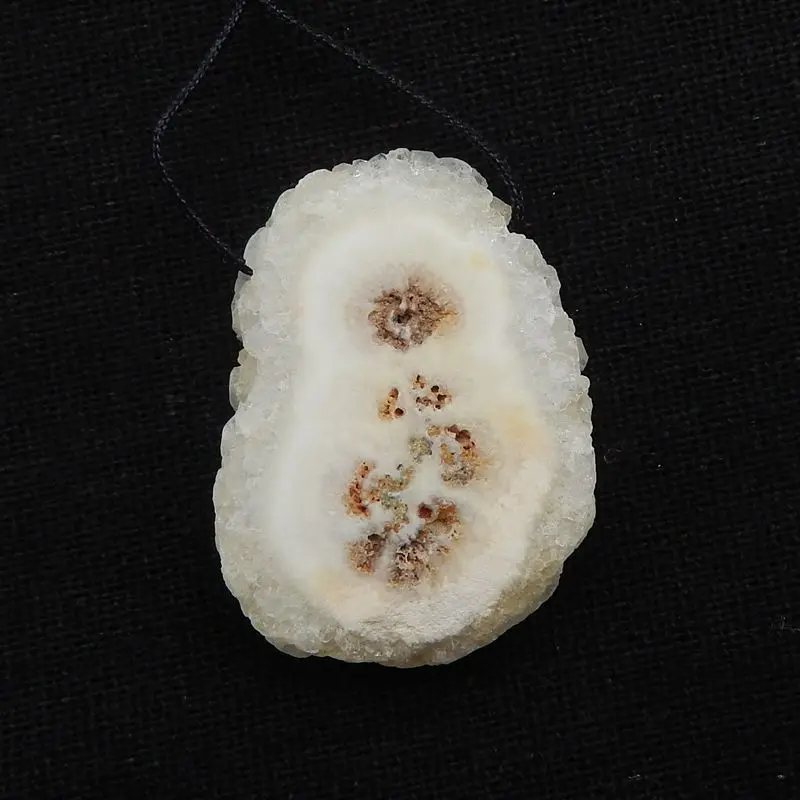 Natural Stone Nugget Geode Quartz Side Drilled Pendant Beads 34x26x7mm 9g Trendy Jewelry Necklace Accessories
Natural Stone Nugget Geode Quartz Side Drilled Pendant Beads 34x26x7mm 9g Trendy Jewelry Necklace Accessories
