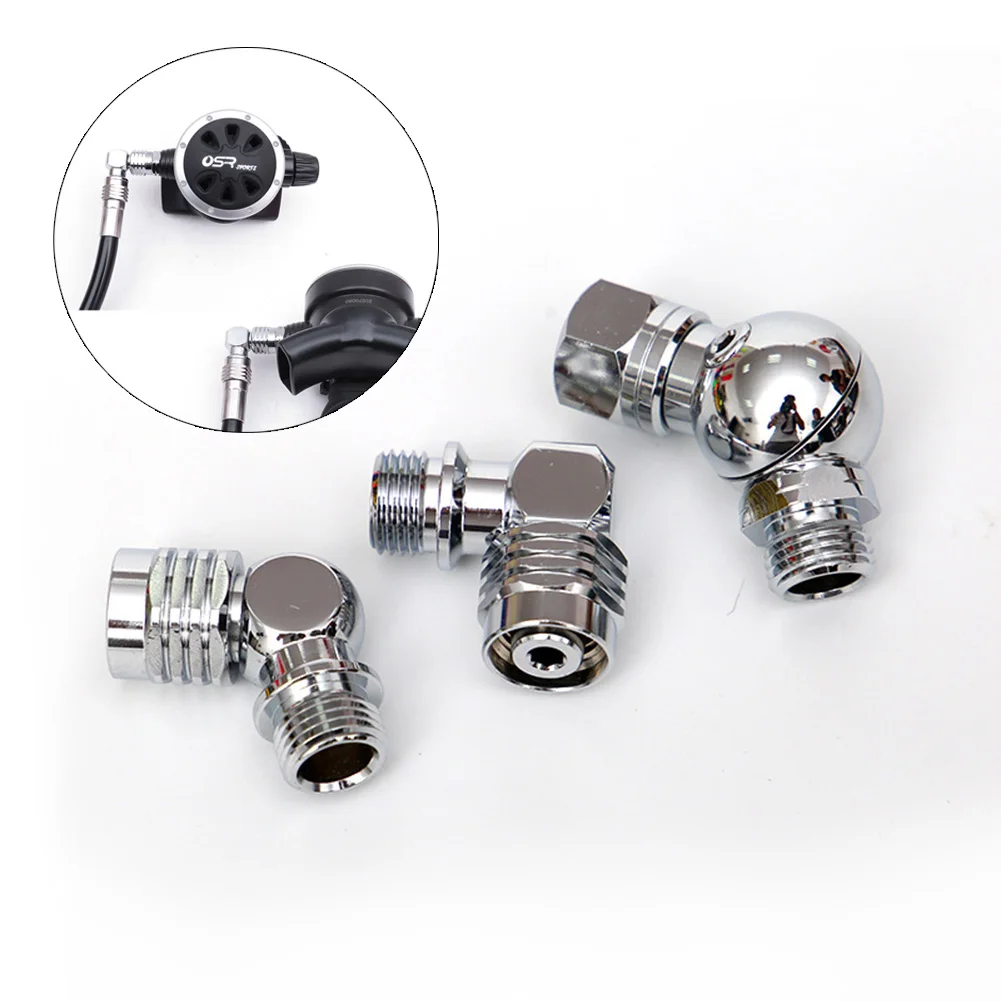 90° 110° 360 Degree Swivel Scuba Diving 2nd Stage Hose Adapter Regulator Connector Brass Dive Regulator Adaptors Water Sports
90° 110° 360 Degree Swivel Scuba Diving 2nd Stage Hose Adapter Regulator Connector Brass Dive Regulator Adaptors Water Sports