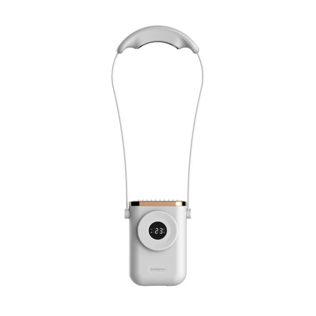 3 Speeds Bladeless Neck Fan Summer Fan Semiconductor Refrigeration Portable Mini Air Conditioner Adjustment USB Rechargeable Fan
3 Speeds Bladeless Neck Fan Summer Fan Semiconductor Refrigeration Portable Mini Air Conditioner Adjustment USB Rechargeable Fan
