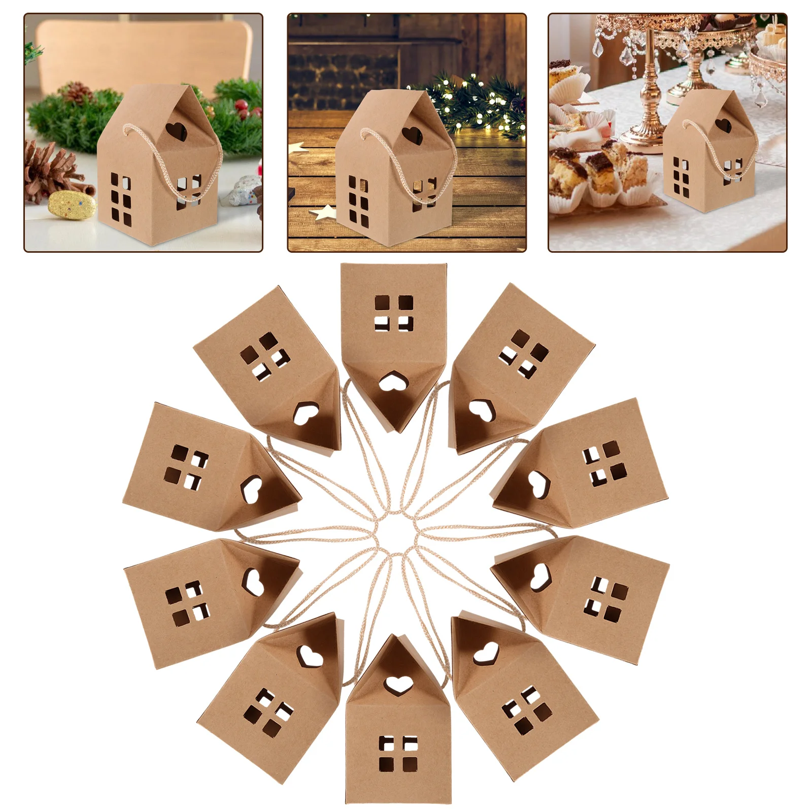 15 Pcs Christmas Chocolate Portable Box Gift Packing Cases Birthday Present Bride
15 Pcs Christmas Chocolate Portable Box Gift Packing Cases Birthday Present Bride