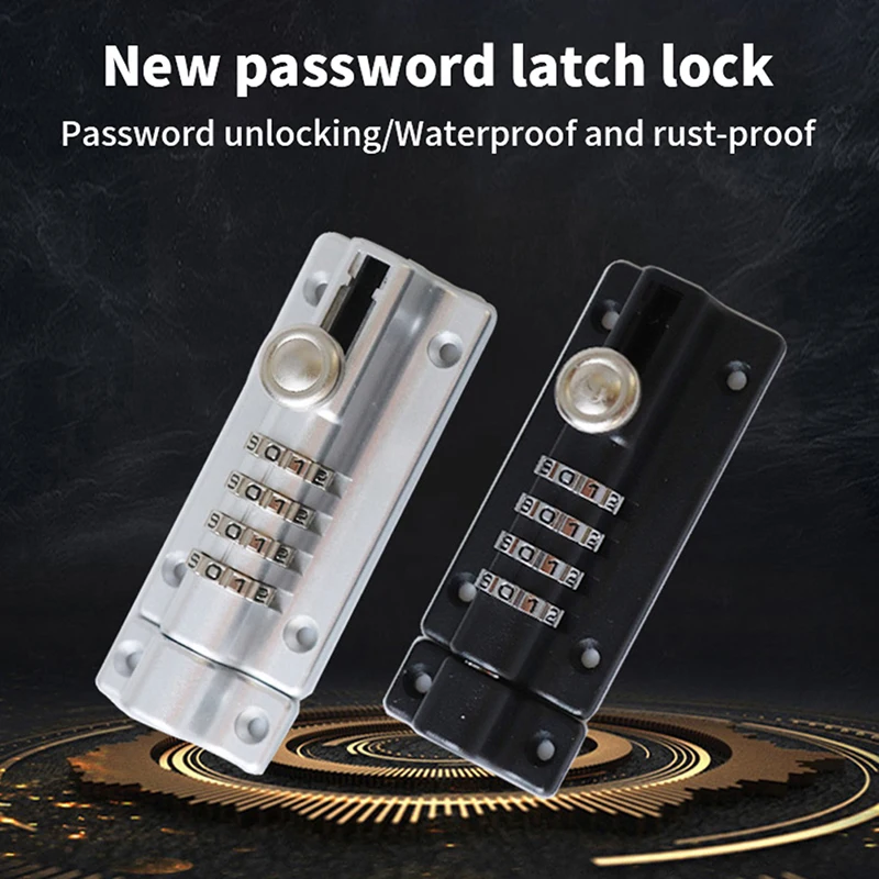 Combination Locking Bolt,Weatherproof&Burglar Proof 4 Digit Combi Bolt Sliding Door Lock Resettable
Combination Locking Bolt,Weatherproof&Burglar Proof 4 Digit Combi Bolt Sliding Door Lock Resettable
