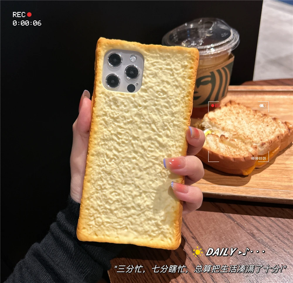 Soft 3D Toast Bread Phone Case for iPhone 14 Pro max 13 12 Pro max 11 biscuit egg Mobile phone holder Brackets cover
Soft 3D Toast Bread Phone Case for iPhone 14 Pro max 13 12 Pro max 11 biscuit egg Mobile phone holder Brackets cover