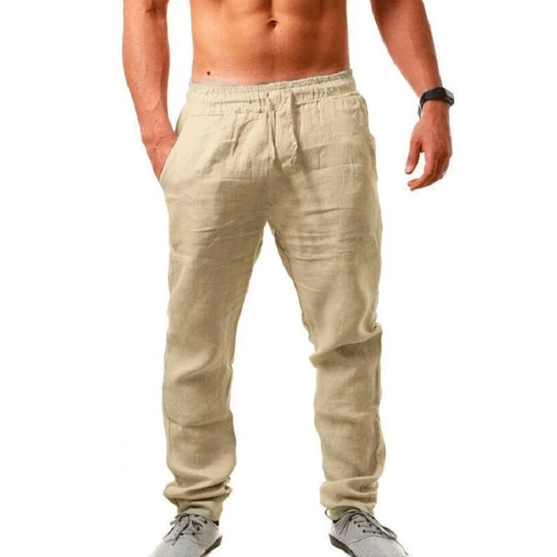 Men's Cotton Linen Pants Male Autumn New Breathable Solid Color Linen Trousers Fitness Streetwear S-5XL Cargo Pants
Men's Cotton Linen Pants Male Autumn New Breathable Solid Color Linen Trousers Fitness Streetwear S-5XL Cargo Pants