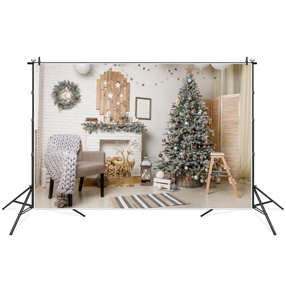 Christmas Tree Fireplace Wooden Screen Room Interior Photography Backgrounds Custom Baby Party Decoration Photo Booth Backdrops
Christmas Tree Fireplace Wooden Screen Room Interior Photography Backgrounds Custom Baby Party Decoration Photo Booth Backdrops