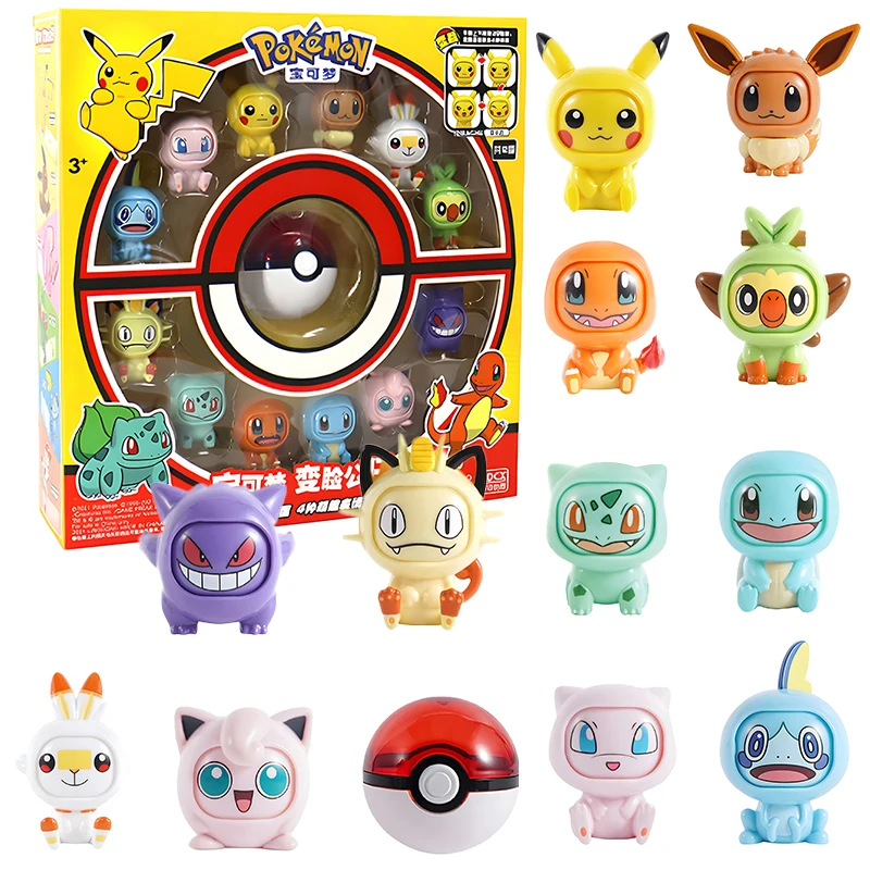 Новинка, Покемон, лицо, меняющая фигуру, модель шаров, Пикачу, Сквиртл, Eevee, аниме, экшн-фигурка, покебол, эльф, кукла, детская игрушка, набор, по...
Новинка, Покемон, лицо, меняющая фигуру, модель шаров, Пикачу, Сквиртл, Eevee, аниме, экшн-фигурка, покебол, эльф, кукла, детская игрушка, набор, по...