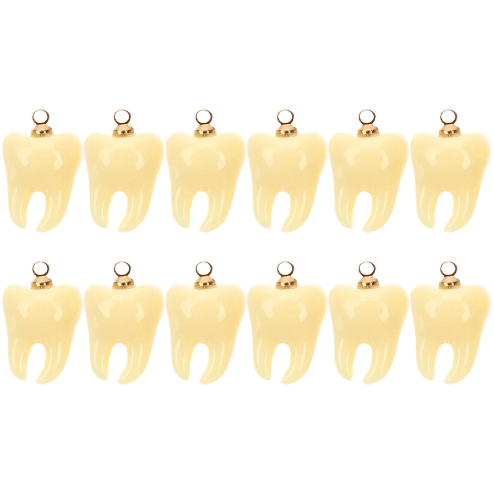 12 Pcs Tooth Shape Pendant Jewelry Making Supplies Teeth Charms Pendants Decoration Necklaces DIY Resin Small Hand
12 Pcs Tooth Shape Pendant Jewelry Making Supplies Teeth Charms Pendants Decoration Necklaces DIY Resin Small Hand