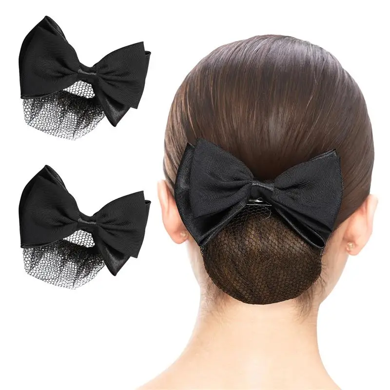 2pcs Hair Bun Covers Hair Nets Decorations Women Bow-knot Hair Clip Snoods Nets Hair Accessories
2pcs Hair Bun Covers Hair Nets Decorations Women Bow-knot Hair Clip Snoods Nets Hair Accessories