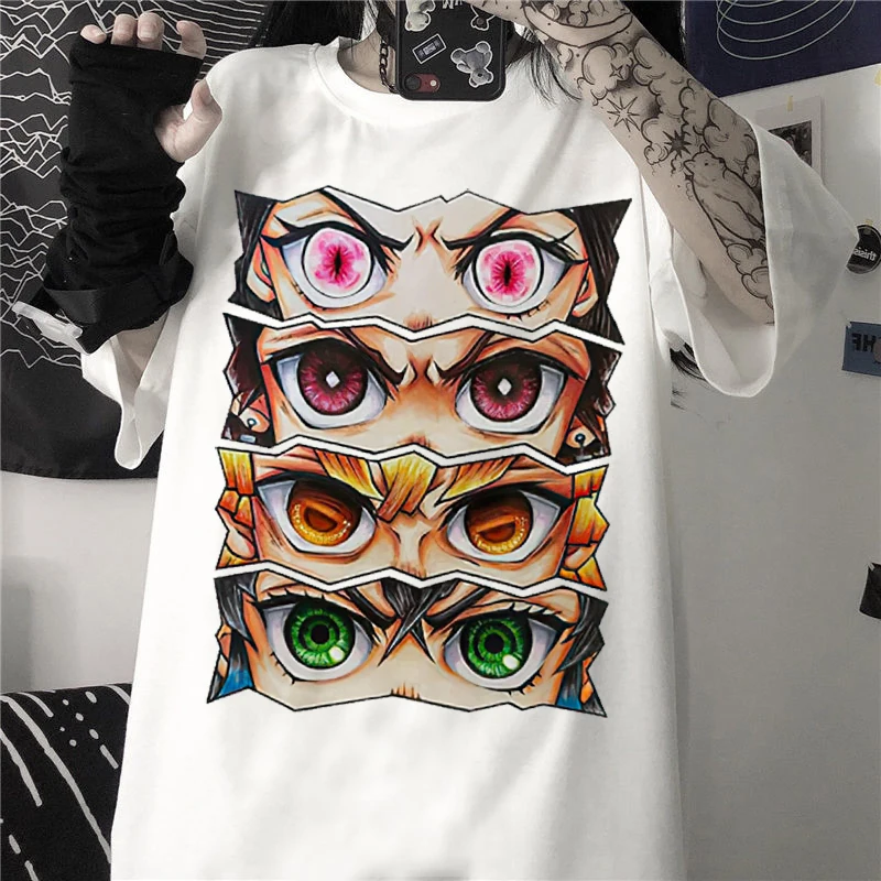 Y2k T-Shirt Japanese Anime Demon Slayer Tshirt for Women Short Sleeve Kawaii Graphic Tees Harajuku Clothes Funny Unisex Tops
Y2k T-Shirt Japanese Anime Demon Slayer Tshirt for Women Short Sleeve Kawaii Graphic Tees Harajuku Clothes Funny Unisex Tops