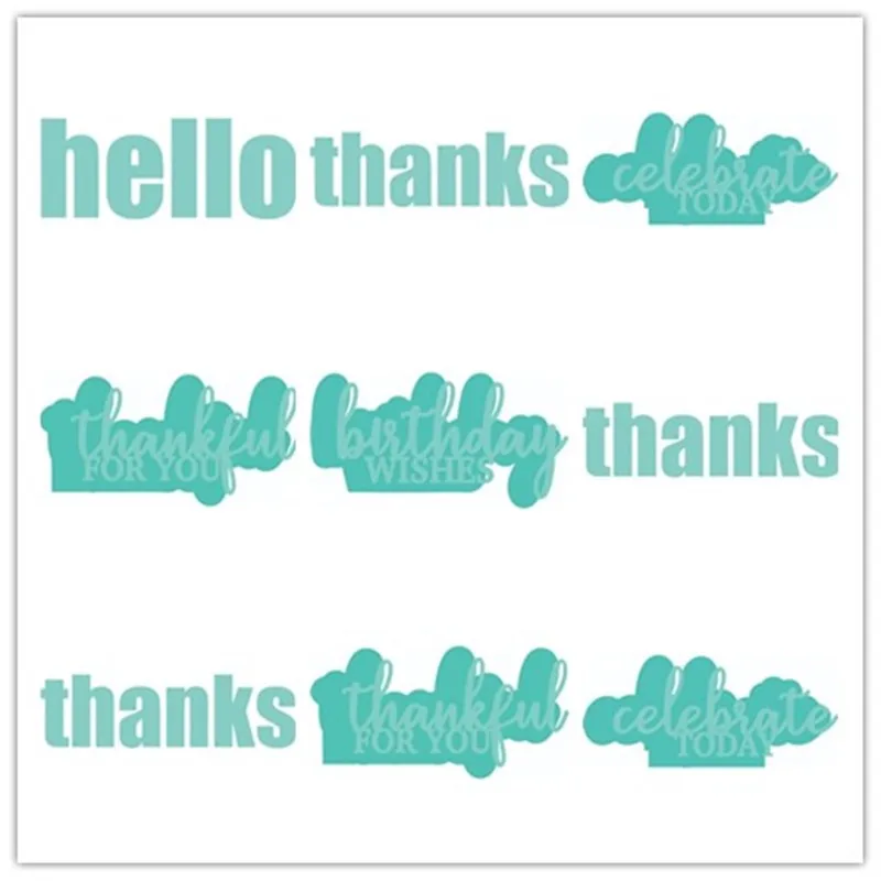 Thankful Words Metal Cutting Dies for DIY Scrapbooking Material Photo Album Craft Paper Card Decoration Template Handcraft
Thankful Words Metal Cutting Dies for DIY Scrapbooking Material Photo Album Craft Paper Card Decoration Template Handcraft