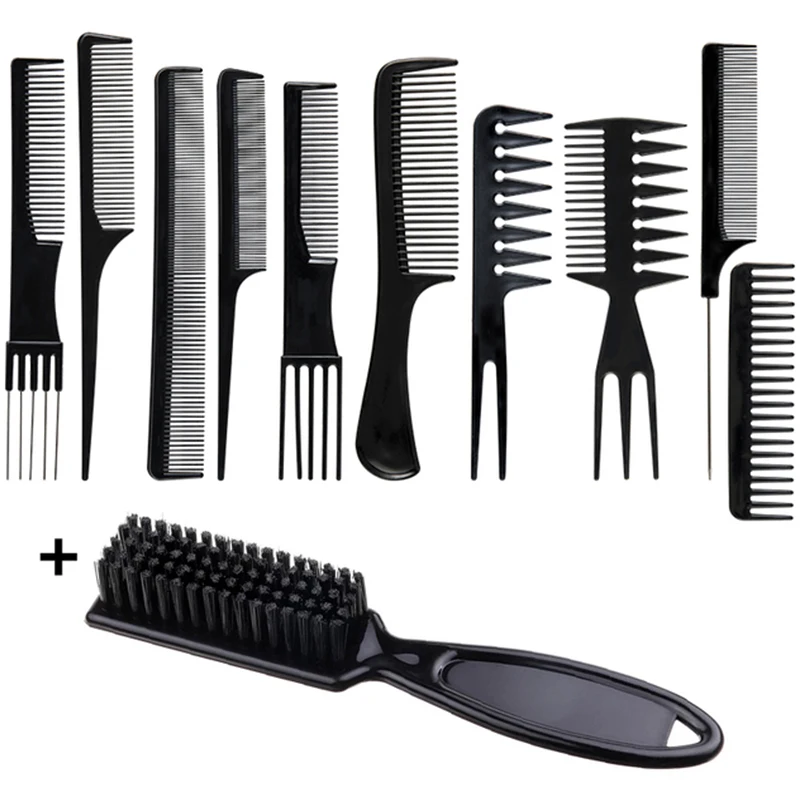 Portable Anti-static Hairdressing Hair Comb Styling Comb Set Hair Detangler Comb Makeup Salon Barber Hairdressing Styling Tools
Portable Anti-static Hairdressing Hair Comb Styling Comb Set Hair Detangler Comb Makeup Salon Barber Hairdressing Styling Tools