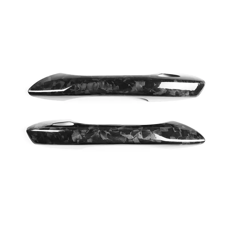 Forging pattern carbon fiber Outside handle cover with holes decorate Car accessories Fit For Porsche 911 718 
Forging pattern carbon fiber Outside handle cover with holes decorate Car accessories Fit For Porsche 911 718