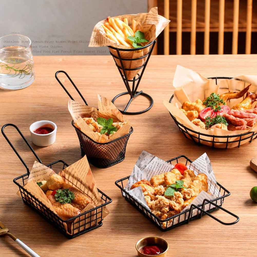 New Creative French Fries Basket Snack Bucket Chip Fried Chicken Storage Basket Strainer Fryer Cooking Basket Colander Tool
New Creative French Fries Basket Snack Bucket Chip Fried Chicken Storage Basket Strainer Fryer Cooking Basket Colander Tool