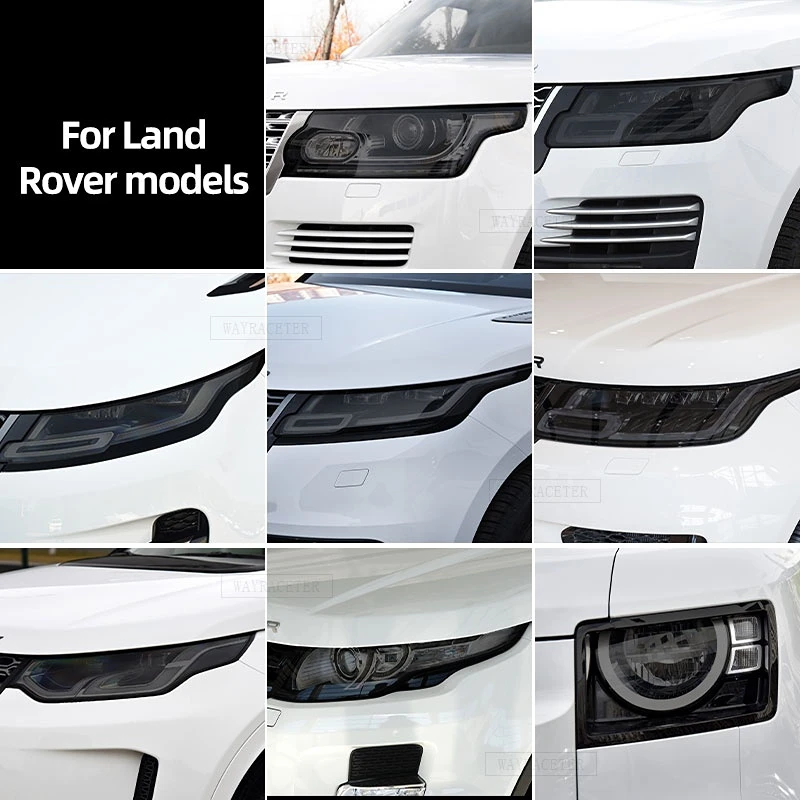 Smoked Black TPU Sticker Transparent Car Headlight Protective Film For Range Rover Sport Discovery Evoque Velar Defender L663
Smoked Black TPU Sticker Transparent Car Headlight Protective Film For Range Rover Sport Discovery Evoque Velar Defender L663