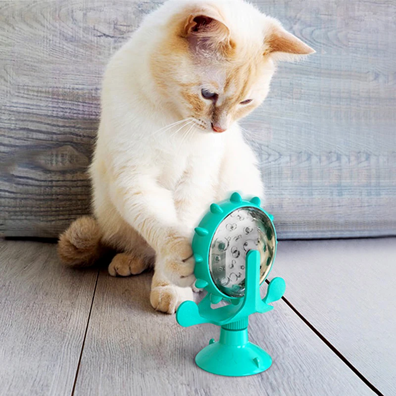 Interactive Feeds Rotates With Multiple Design Elements Attract Cats Fun Leaking Ball Pet Accessories Turntable Game Cat Toy
Interactive Feeds Rotates With Multiple Design Elements Attract Cats Fun Leaking Ball Pet Accessories Turntable Game Cat Toy