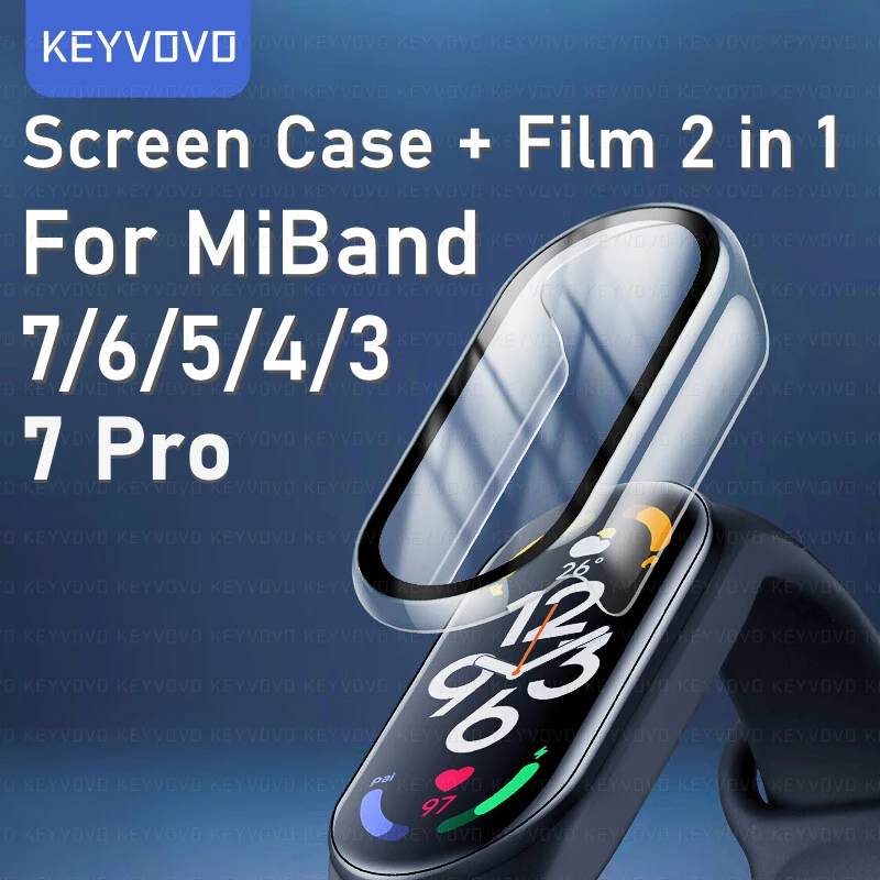 2 в 1 защитный чехол для экрана + 10D пленка для Xiaomi Mi Band 7 6 5 4 3 7 Pro Полное покрытие защитный ударопрочный чехол с рамкой для Miband 6 7 NFC 
2 в 1 защитный чехол для экрана + 10D пленка для Xiaomi Mi Band 7 6 5 4 3 7 Pro Полное покрытие защитный ударопрочный чехол с рамкой для Miband 6 7 NFC