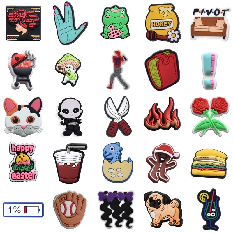 Packs Gifts Men Wholesale Bulk Para Pins Shoe Charms Shoes Accessories Decorations for Crocs Boy Girl Kids Set Jeans Women Charm
Packs Gifts Men Wholesale Bulk Para Pins Shoe Charms Shoes Accessories Decorations for Crocs Boy Girl Kids Set Jeans Women Charm