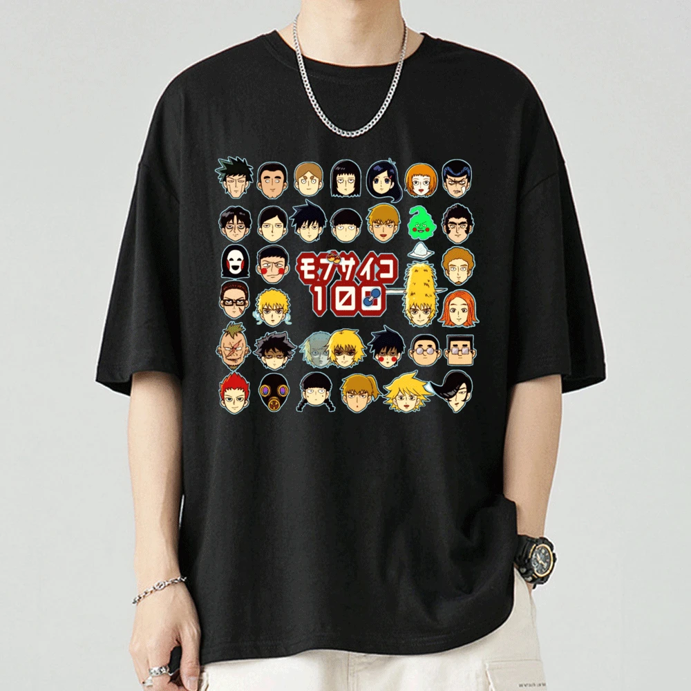 Japan Anime Mob Psycho 100 Graphics T Shirt Manga Shigeo Kageyama Oversized T-Shirt Harajuku Streetwear Casual Cozy Tshirts Tops
Japan Anime Mob Psycho 100 Graphics T Shirt Manga Shigeo Kageyama Oversized T-Shirt Harajuku Streetwear Casual Cozy Tshirts Tops