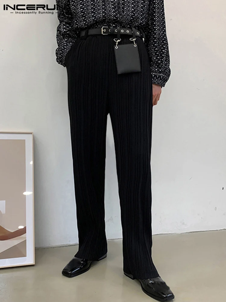 INCERUN Men Casual Pants Solid Color Folds Joggers Elastic Waist Korean Loose Straight Trousers Men 2022 Leisure Pantalon S-5XL
INCERUN Men Casual Pants Solid Color Folds Joggers Elastic Waist Korean Loose Straight Trousers Men 2022 Leisure Pantalon S-5XL