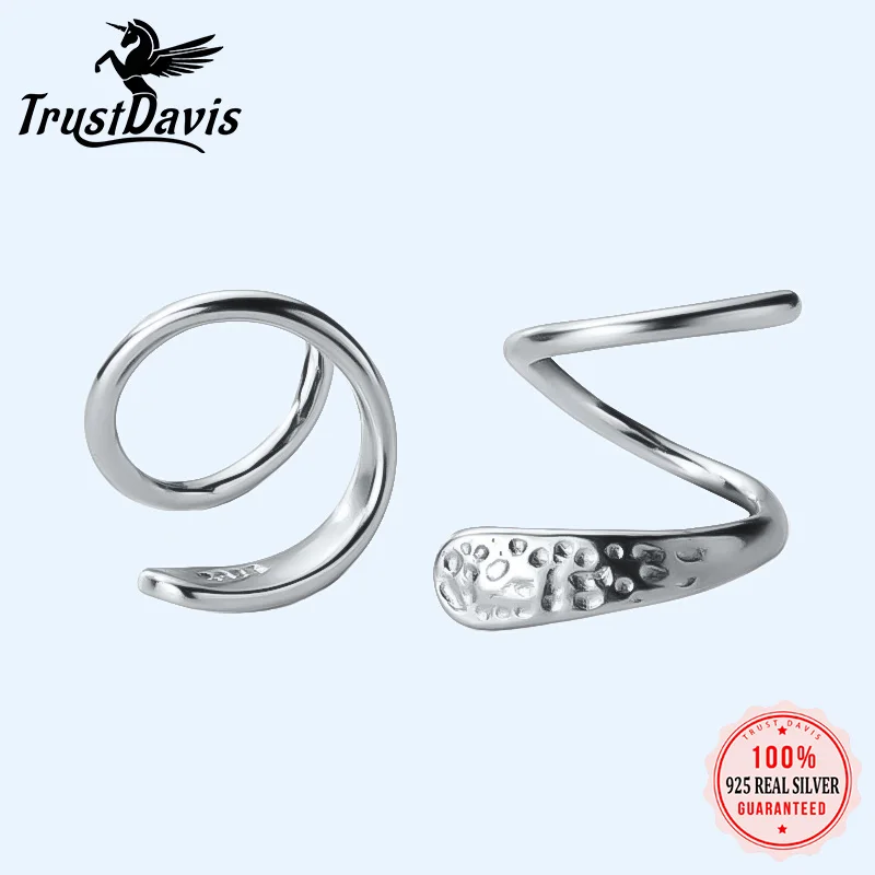 Trustdavis 100% 925 Sterling Silver Women's Snakelike Ear Bones Ear Buckle Ring Tightly Packed Mini Double Ring Earrings DA266
Trustdavis 100% 925 Sterling Silver Women's Snakelike Ear Bones Ear Buckle Ring Tightly Packed Mini Double Ring Earrings DA266