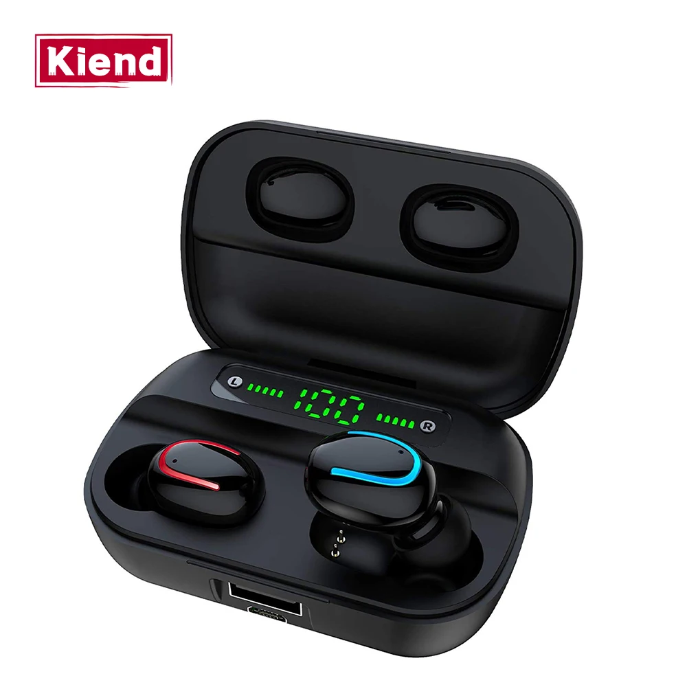 Беспроводные наушники Kiend, Bluetooth 5,1, бас, шумоподавление, водонепроницаемые наушники с зарядным чехлом, микрофон для спорта
Беспроводные наушники Kiend, Bluetooth 5,1, бас, шумоподавление, водонепроницаемые наушники с зарядным чехлом, микрофон для спорта