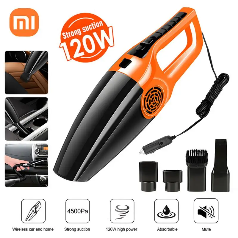 Car Vacuum Cleaner Wired Wet And Dry Dual-use Household Vacuum Cleaners High Power 120W Strong Home Appliance for Xiaomi
Car Vacuum Cleaner Wired Wet And Dry Dual-use Household Vacuum Cleaners High Power 120W Strong Home Appliance for Xiaomi