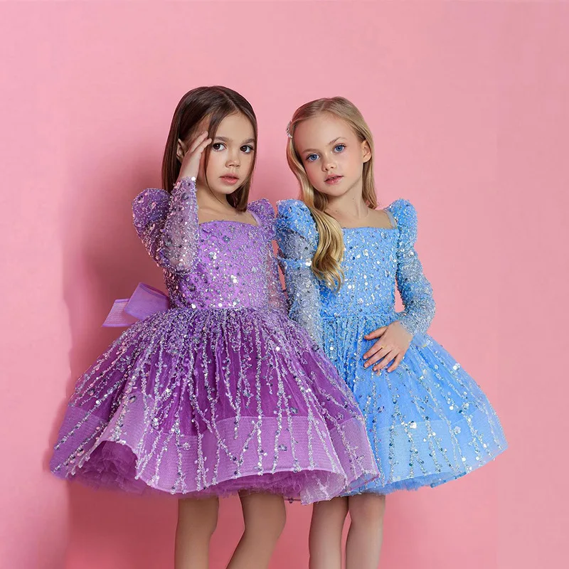 2023 Chic And Elegant Luxury Sequins Dress For Kids Girl Kids Gauze Pink Clothes Birthday Party Children Carnival Costume Lace
2023 Chic And Elegant Luxury Sequins Dress For Kids Girl Kids Gauze Pink Clothes Birthday Party Children Carnival Costume Lace