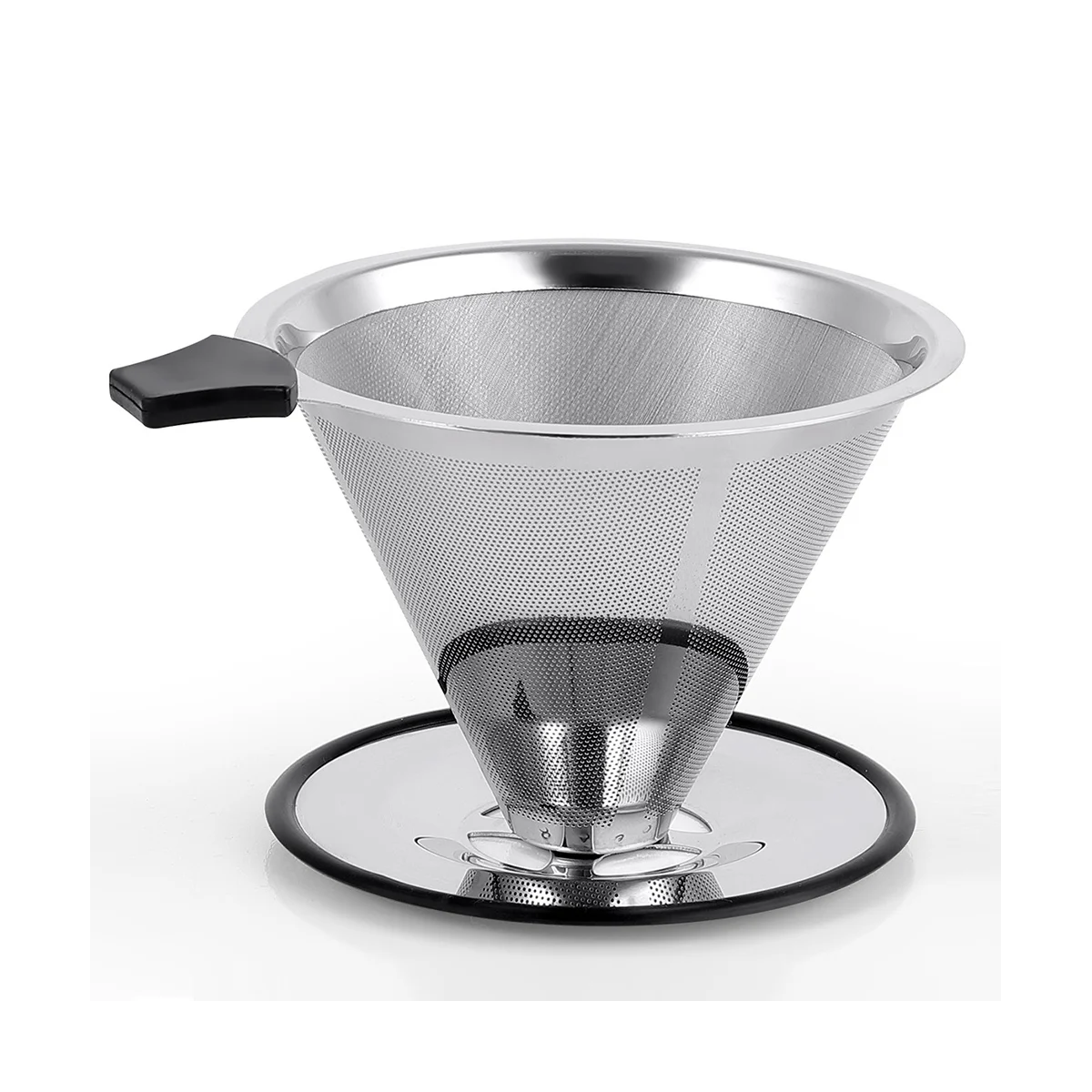 

Кофейный капельный фильтр из нержавеющей стали, фильтр для медленного капельного кофе, безбумажный и многоразовый, ультратонкий микрофильтр