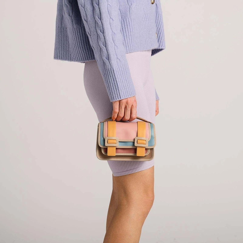 Sweet Girls Trendy Messenger Crossbody Bags Unique Patchwork Candy Color Summer Soft PU Leather Vintage Designer Crossbody Bags
Sweet Girls Trendy Messenger Crossbody Bags Unique Patchwork Candy Color Summer Soft PU Leather Vintage Designer Crossbody Bags