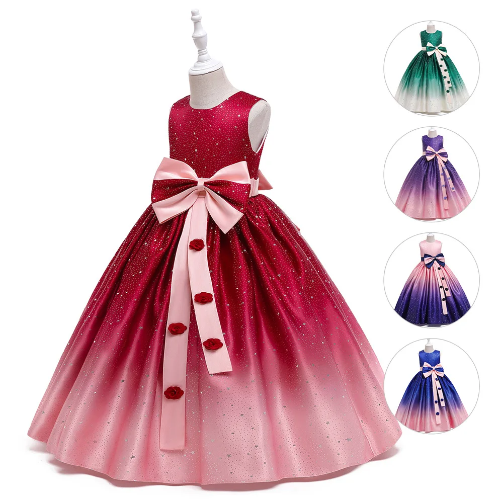 Summer Red Sleeveless Sequins Dress for Girls Women's Even Party Princess Long Dress Gradient Bow Teen Plus Size Clothes
Summer Red Sleeveless Sequins Dress for Girls Women's Even Party Princess Long Dress Gradient Bow Teen Plus Size Clothes