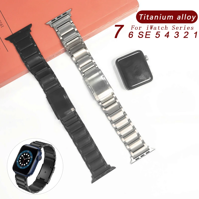 Ремешок из титана и металла для Apple Watch, браслет из нержавеющей стали для iWatch 7 SE 6 5 4, 41 мм 45 мм 40 мм 44 мм 38 мм 42 мм
Ремешок из титана и металла для Apple Watch, браслет из нержавеющей стали для iWatch 7 SE 6 5 4, 41 мм 45 мм 40 мм 44 мм 38 мм 42 мм