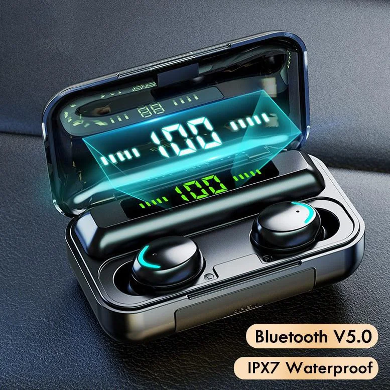 9D Stereo TWS Bluetooth5.0 Earbuds, IPX7 Waterproof Wireless Sport Headset, CVC8.0 Noise Cancelling Bluetooth Earphones
9D Stereo TWS Bluetooth5.0 Earbuds, IPX7 Waterproof Wireless Sport Headset, CVC8.0 Noise Cancelling Bluetooth Earphones