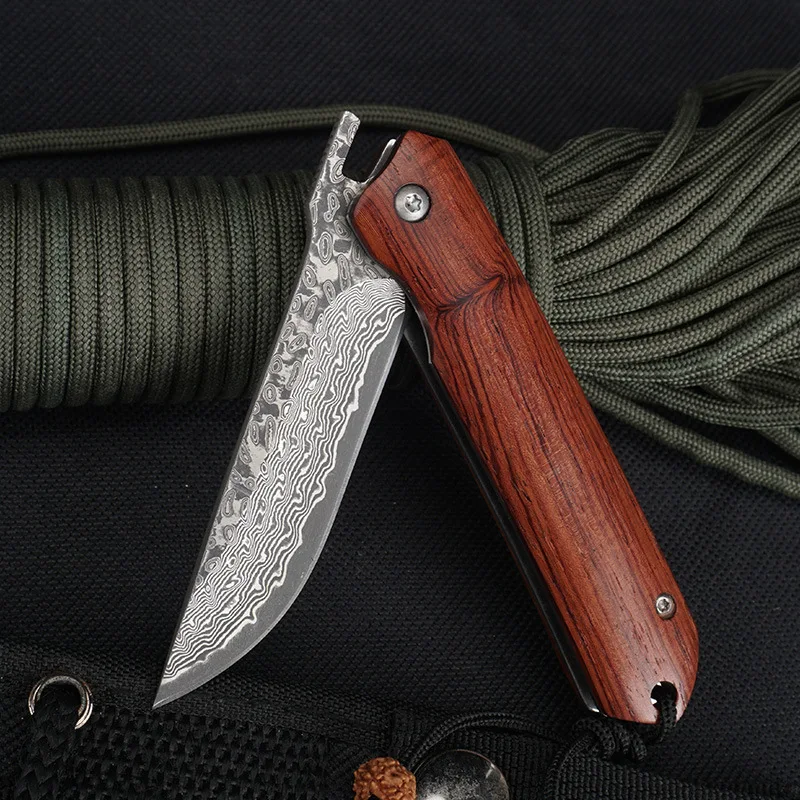Damascus Folding Knife Ebony Handle Knife Outdoor Carry-on Leather Case Factory in Stock Wholesale One Piece Dropshipping
Damascus Folding Knife Ebony Handle Knife Outdoor Carry-on Leather Case Factory in Stock Wholesale One Piece Dropshipping