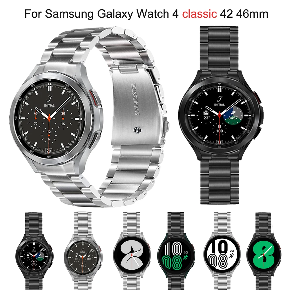 20mm SmartWatch Stainless Steel Strap For Samsung Galaxy Watch 4 Classic 42 46mm Wristband Galaxy Watch 4 40 44mm Accessories
20mm SmartWatch Stainless Steel Strap For Samsung Galaxy Watch 4 Classic 42 46mm Wristband Galaxy Watch 4 40 44mm Accessories