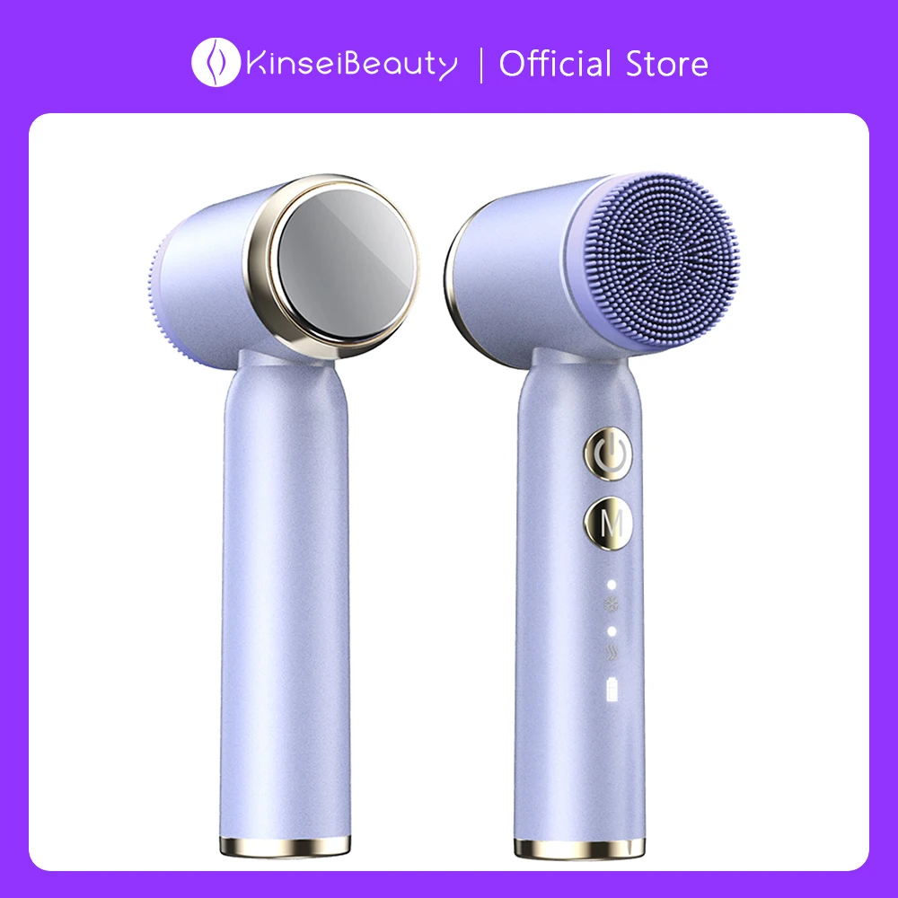 6 в 1 Ультразвуковая электрическая щетка для чистки лица, горячая и холодная компрессионная терапия, отшелушивающий очиститель пор для лица, удаление черных точек 
6 в 1 Ультразвуковая электрическая щетка для чистки лица, горячая и холодная компрессионная терапия, отшелушивающий очиститель пор для лица, удаление черных точек