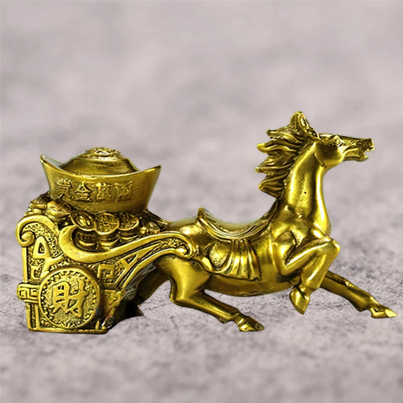 Fortune Horse Pull Money Ingot Ornaments Office Home Decoration Zodiac Horse Transport Wealth Figurines Gift
Fortune Horse Pull Money Ingot Ornaments Office Home Decoration Zodiac Horse Transport Wealth Figurines Gift