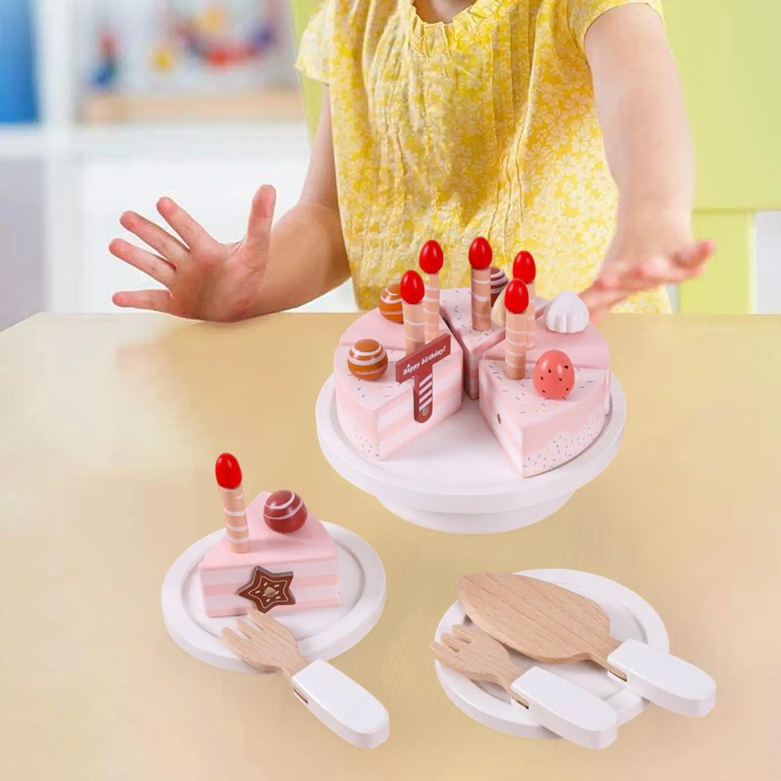 Birthday Cake Toy Education Indoor Activity Set Cooking Toy DIY Pretend play for Girls Ages 3 Years and up Preschool Gifts
Birthday Cake Toy Education Indoor Activity Set Cooking Toy DIY Pretend play for Girls Ages 3 Years and up Preschool Gifts